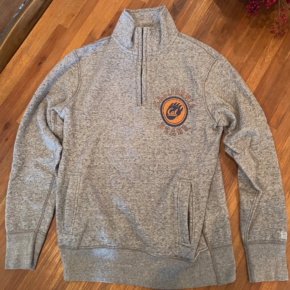 Cal Bears 3/4” Zip Up Pullover Slim Fit